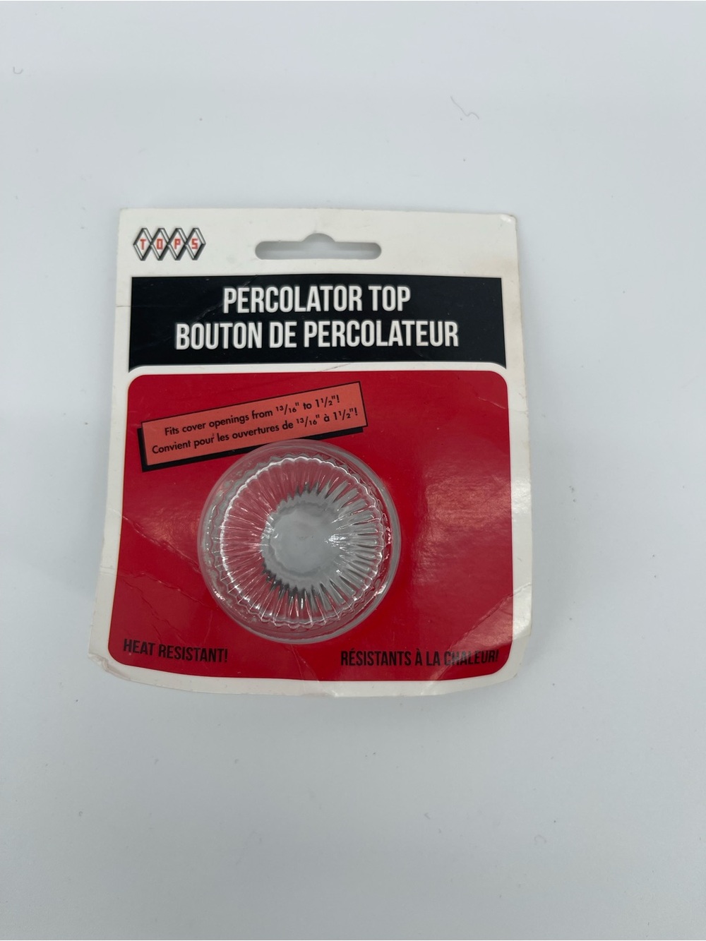 Percolator Top Replacement Knob - Clear